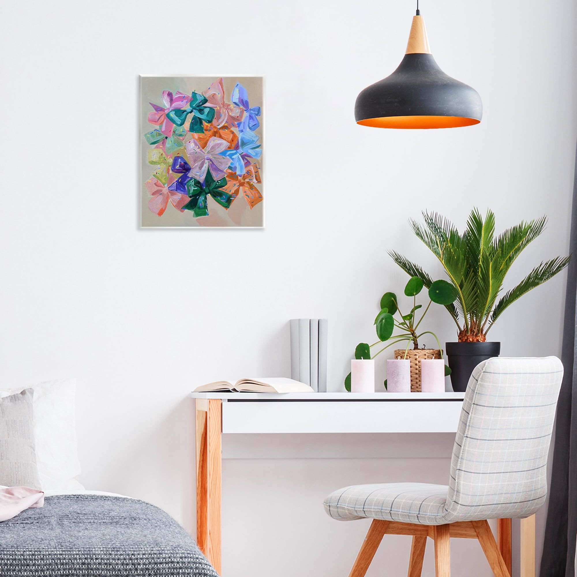 Stupell Industries Bright Bows Cluster with Sprinkles Wall Plaque Art, design by The Prints Vibe