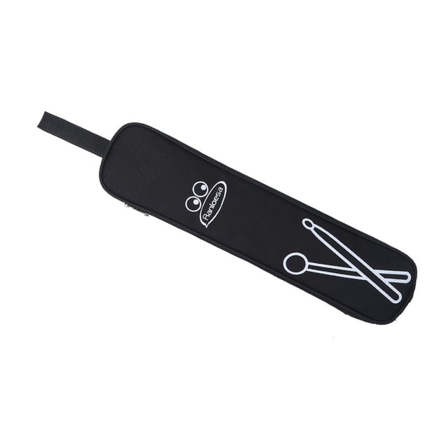 Naiovety Drum Stick Holder Drumstick Case Bag Cómodo Transpirable Ligero Gran capacidad Artista Músico Niños negro Type3 NO3