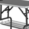 thumbnail image 6 of ModFusion 42" Adjustable Dog Grooming Table with Anti-Slip, Storage Tray, Haunch Holder, Portable Trimming Station, Large Small Cat, Tool Organizer, Home, Black, 6 of 10