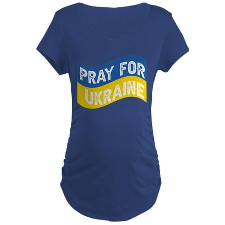 

CafePress - Pray For Ukraine Maternity T Shirt - Maternity Dark T-Shirt