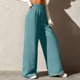 thumbnail image 5 of Pantalones de Chándal de Pierna Ancha SCZ para Mujer Verde Menta S, 5 of 6