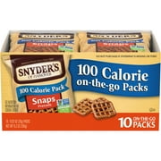 Snyder's of Hanover Pretzel Snaps, 100 Calorie Individual Packs, 10 Ct