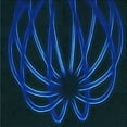 thumbnail image 1 of Ahgly Company Indoor Square Patterned Blue Eyes Blue Area Rugs, 6' Square, 1 of 6
