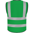 thumbnail image 4 of BeautyWill Class 2 High Visibility Safety Vest, 5-Pocket Reflective Work Vest with Zipper & ID Holder, 4 of 8