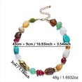 thumbnail image 2 of NICKSUN Boho Vintage Contrast Color Resin Beaded Choker Necklace, Irregular Multicolor Stone Collar Jewelry, Ethnic Exotic Vacation Statement Necklace, 2 of 7