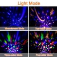 thumbnail image 2 of Starry Sky Projector, Led Projector Lamp 360 ° Rotating Baby Night Light With 8 Color Lighting And Usb Cable Star Projector For Children'S Rooms, Parties, Festival Decor, Christmas - Blue, 2 of 6
