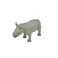 thumbnail image 2 of Rhino, White, Rhinoceros Calf, Museum Quality Plastic Animal Toy, Educational, Realistic, Lifelike Model, Figurine, Replica, Gift, 3 " F3624 B156, 2 of 8