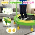 thumbnail image 3 of SkyBound 36 Inch Trampoline for Kids, toddler trampoline with handlebar for Age 3 +, indoor mini trampoline for kid, 3 of 10