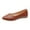 Brown, variant on Mostsola Womens Flats Shoes Ballet Flats Dress Shoes Comfortable PU Leather Slip on Shoes for Women