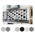thumbnail image 1 of kurtrusly 20cm*5m/Roll Hexagon Ceramic Tile Sticker Self-Adhesive Waterproof PVC Film Wallpaper, 1 of 6