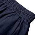 thumbnail image 6 of Aihuaihua Linen Capri Pants for Women Cropped Barrel Drawstring Wide Leg Cotton Capris 2026 Casual Summer Boho Baggy Palazzo Trouser, 6 of 9