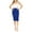 Blue, variant on Womens Pencil Skirts Slit High Waist Fitted Mid-Length Sheath Skirts Zipper Daily Casual Street Skirts