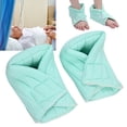 thumbnail image 4 of 1 Pair Heel Protector Pillows, Foot Ankle Support, Patient Foot Wrap, Ankle Protectors for Keeping Warm & Relieve Bed Sores Green, 4 of 7