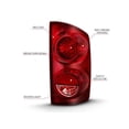 thumbnail image 5 of Tail Light Set - Compatible with 2006 - 2008 Dodge Ram 1500 2007, 5 of 6
