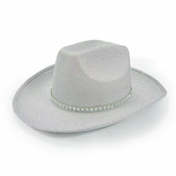 Unisex Fashion Solid Color Denim Hat Wide Hat Straw Hat Fashion Cowboy Hat Cowgirl Hat