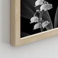 thumbnail image 5 of PixonSign Framed Canvas Print Wall Art Set - Black & White Duotone Hanging Flowers Posters - Set of 3 Nature Farmhouse Decor Minimalist Pastel Botanical Wall Décor for Living Room - 11"x14" Natural, 5 of 5