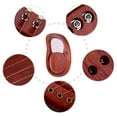thumbnail image 4 of Walter.t 16-String Wooden Lyre Harp Metal Strings Mahogany Solid Wood String Instrument with Carry Bag Tuning Wrench Cleaning Cloth Strings WH16, 4 of 7
