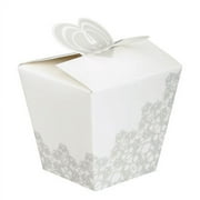 Lace Wedding Favor Boxes, 4-Count