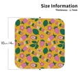 thumbnail image 2 of Kdxio Strawberry Funny Coasters,4 Pcs Leather Coasters,Housewarming Gifts,Protect Furniture from Water Marks Scratch and Damage, 2 of 8