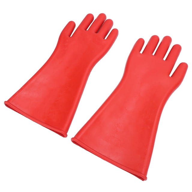 Guantes Aislados Eléctricos, Guantes De Trabajo Protectores De Seguridad Diseño Ergonómico De Goma A Prueba De Agua Para El Hogar