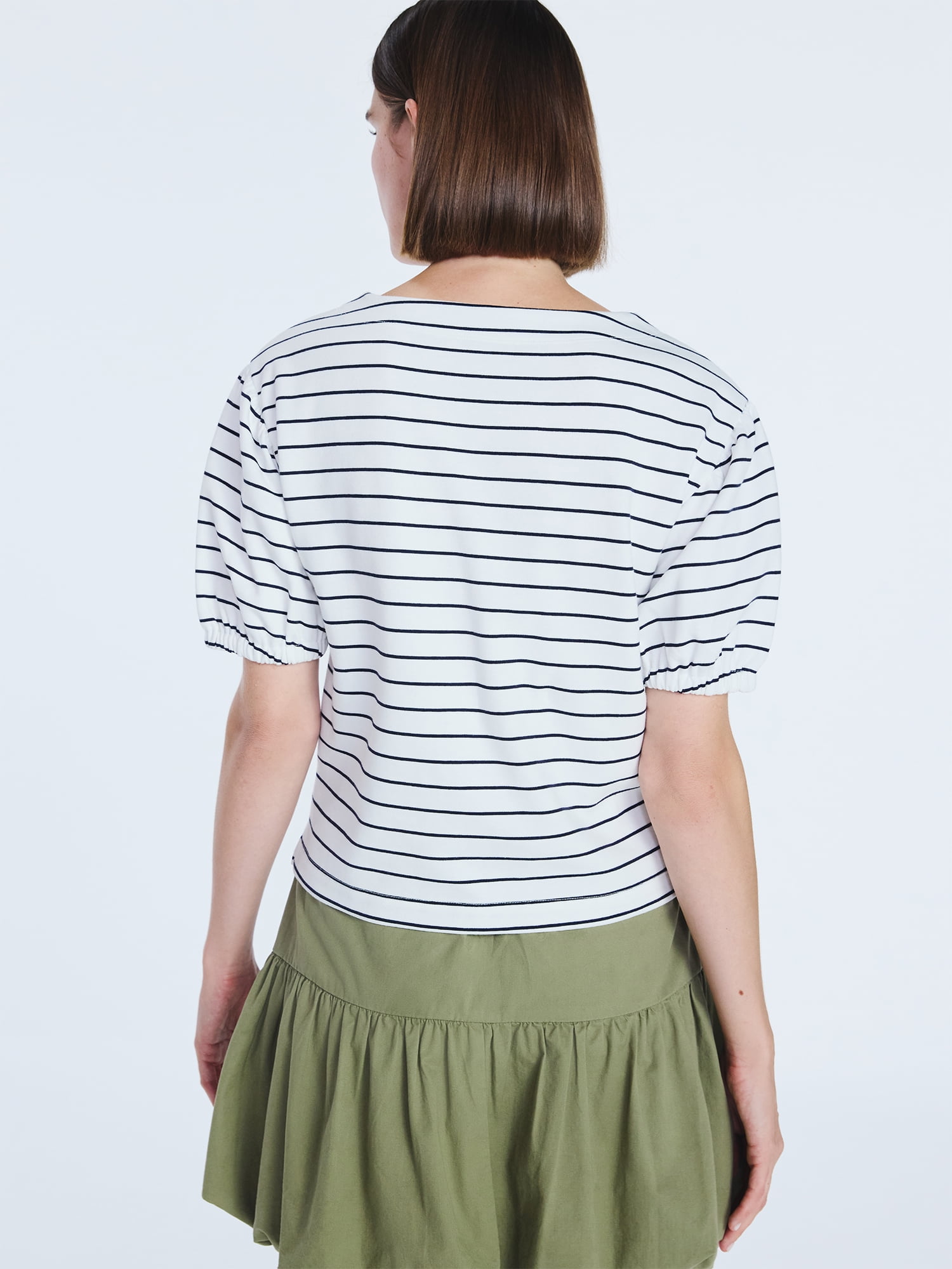 Free Assembly Women's Puff Sleeve Tee, Sizes XS-XXL
