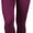 Plum, variant on ToBeInStyle Women's Cotton-Blend Shirred Sides Skirted Buttery Soft Leggings