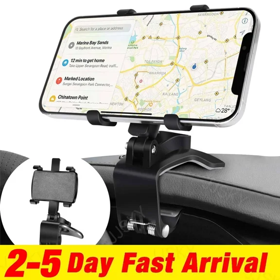 360°Rotation Dashboard Car Phone Holder Mount Gps Stand Cradle Clamp Universal