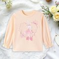 thumbnail image 2 of Toddler Toddler Kids Girls Long Sleeve Shirts Fall Clothes Crewneck T-Shirt with Cute Graphic Print Top for 2T 3T 4T 5T 6T 7T Girls Shirts, 2 of 9