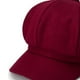 thumbnail image 3 of Bsvklp Boina Sombrero Otoño Invierno Vintage Unisex para Exteriores (Rojo Vino), 3 of 9
