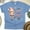 CarolinaBlue, variant on Too Cute for the Naughty List T-Shirt | Elf Holiday Graphic Tee, White, Size S