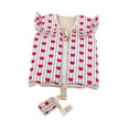 thumbnail image 2 of Vsenkes Kids Swim Vest Boys Girls Swim Jacket for Beach Playing Striped heart, 2 of 9