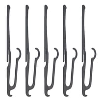 SHINYPASING indoor clothes drying rack Hanger Plastic Drying Adults Closet Organization 5Set