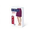 thumbnail image 4 of JOBST Opaque Waist High 20-30 mmHg Compression Stockings Pantyhose, Closed Toe, Large, Cranberry, 4 of 5