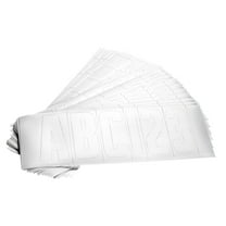 Attwood 14141-7 Waterproof 148-Piece Vinyl Boating Letter and Number Kit, White Finish