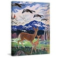 thumbnail image 2 of "Spring Meadow" Painting Print on Wrapped Canvas, 2 of 5