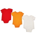 thumbnail image 2 of Disney Clothes Baby Boys 3-Pack Bodysuits – Winnie the Pooh Newborn Outfit Set (Red/Orange/Tan) – 6/9M, 2 of 10