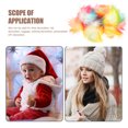 thumbnail image 3 of BESTYASH Faux Craft Pom Poms Multi Color for Clothing and Hats 12Pcs, 3 of 5