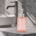 thumbnail image 6 of Unique Bargains 1 Pc Durable Diamond-shaped Soap Dispenser 11.16oz Orange Silver Tone, 6 of 6