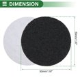 thumbnail image 3 of Unique Bargains Sandpaper Hook & Loop Sanding Sheets 50x50mm Black 60 Grit Round Efficient Grinding and Polishing Automobile Manufacturing and Repair Metal Processing, 3 of 7