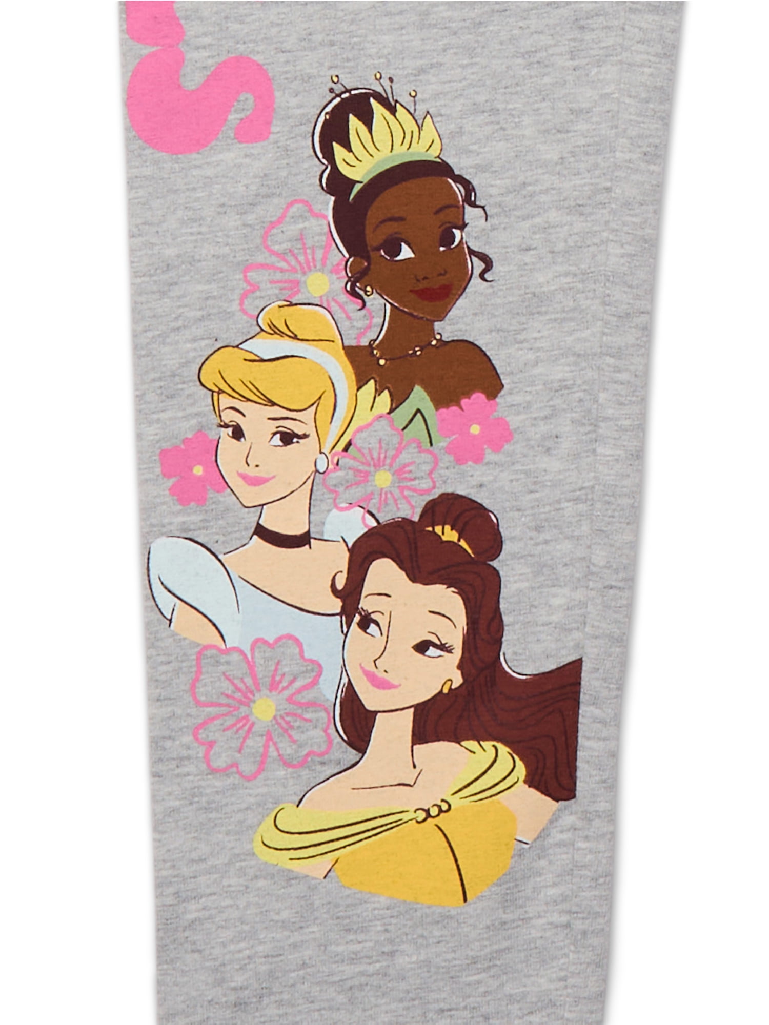 Disney Princess Girls Best Gal Pals Graphic Leggings, Sizes 4-16
