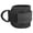 Black, variant on Athletin Cable Machine Ankle Strap with Heavy-Duty D-Ring for Glute Kickbacks & Leg Extensions - Pink (Single Strap)