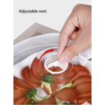 thumbnail image 4 of Funda antisalpicaduras para microondas WENWELL transparente con mango sin BPA, 4 of 9