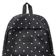 thumbnail image 6 of Cute Polka Dot Laptop Backpack Large Capacity Computer Bag Lightweight Bookbag for Female Elementary & Middle School Students (Black), 6 of 6