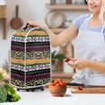 thumbnail image 3 of HELLHERO Kitchen Accessories with Univesal Reusable Food Processor Cover for Home Kitchen, Layered Geometric Pattern, 3 of 6