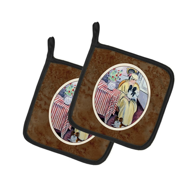 Carolines Treasures 7069PTHD Dame avec Sa Paire de Papillon Porte-Pot
