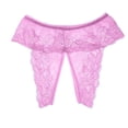 thumbnail image 2 of HOMBOM Underwear for Women Open Crotch Sheer Lace Comfort Waist Stretchy Breathable Low Rise Panties for Ladies Pink XXXXL, 2 of 6