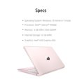 thumbnail image 3 of Restored HP Stream 14-cb163wm Laptop Intel Celeron N4000 4GB 32GB eMMC 14" Rose Pink (Refurbished), 3 of 4