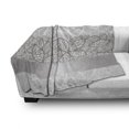 thumbnail image 3 of Grey Soft Flannel Fleece Throw Blanket, Lace Inspired Flower Motifs Bridal Composition Leaves Wedding Theme, Cozy Plush for Indoor and Outdoor Use, 70" x 90", Grey Pale Grey White, by Ambesonne, 3 of 6