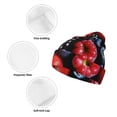 thumbnail image 3 of Zufioo Variety Of Fruits And Berries Print Adult Knitted Hat, Unisex Cuffed Brimless Ski Hat, Suitable for Autumn and Winter, 3 of 6