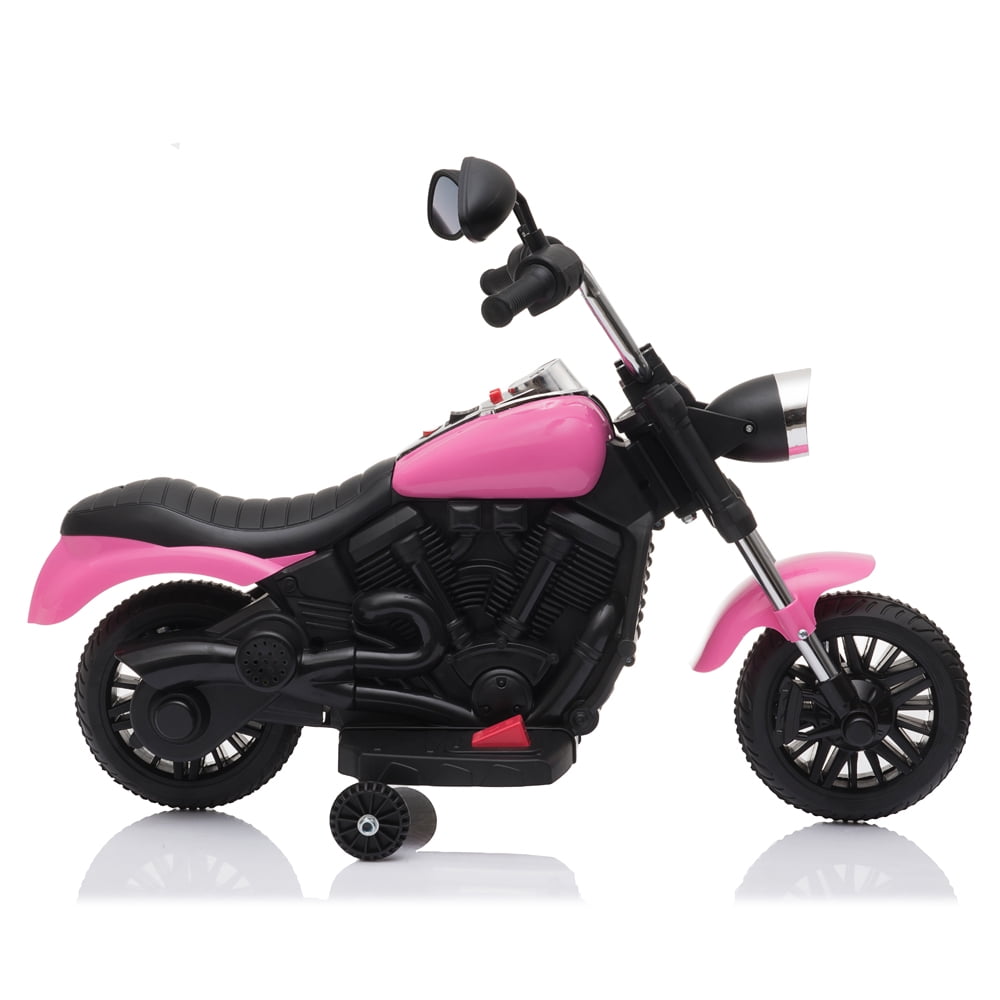 URHOMEPRO Motorcycle for Kids, 2 Wheel Motorcycle with Training Wheels